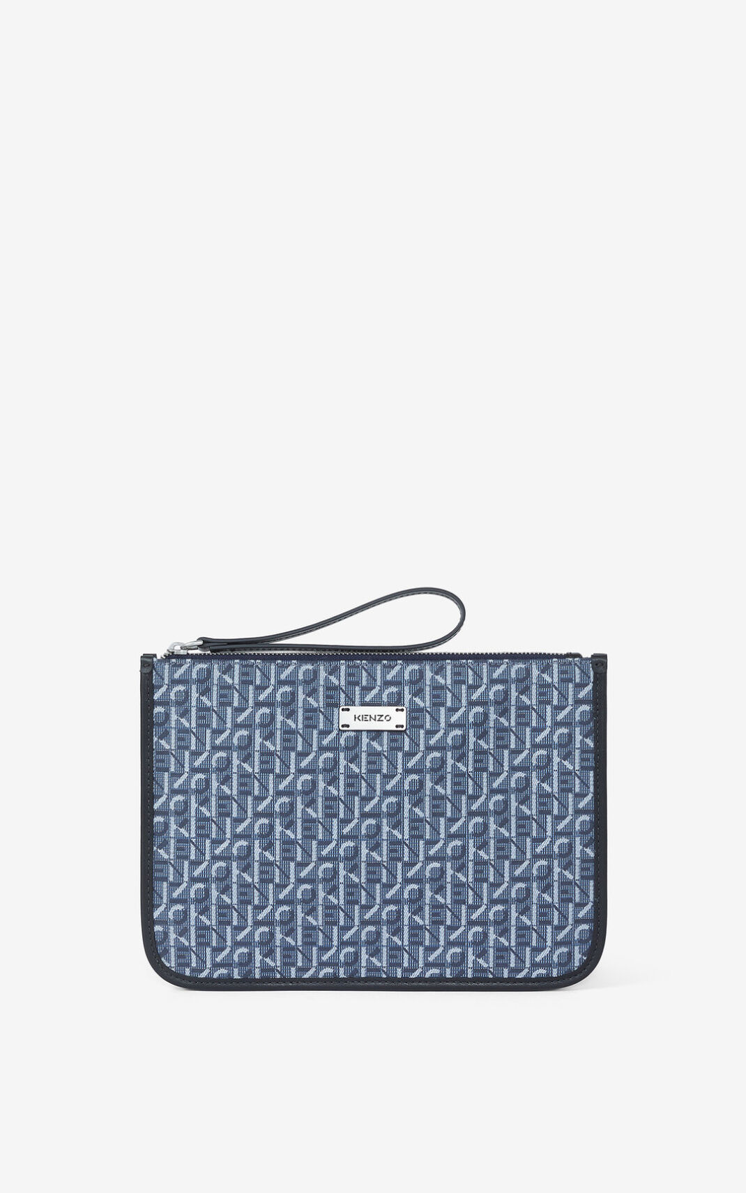 Kenzo Jacquard Courier Party Táska Női Sötétkék Kék | ID.476466